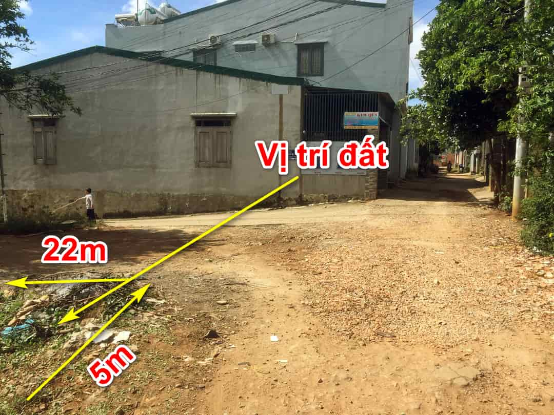 Bán đất thổ cư hẻm 404 Hùng Vương, Tp BMT, dt: 5x22m Tc 100%, giá chỉ 1.8 tỷ