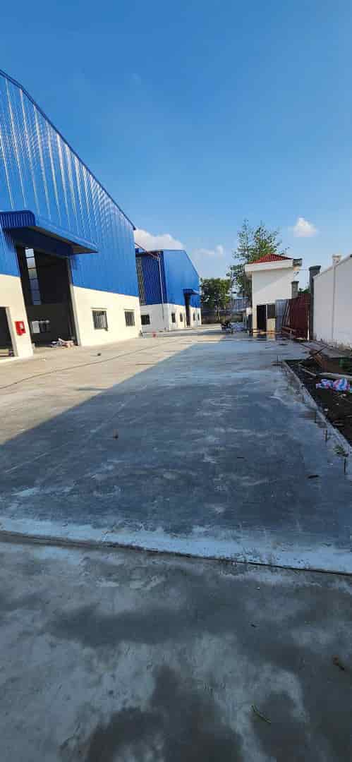 Nhà xưởng cho thuê ở xã Đức Hòa Hạ, Đức Hòa, dtxd 4465m2 giá 450tr/ tháng