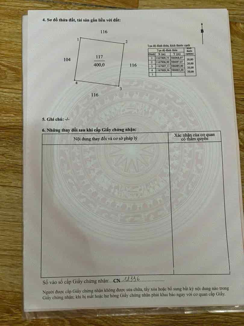 1500m2 đất thổ vườn xã Long Sơn, Cần Đước giá 2,7 tỷ