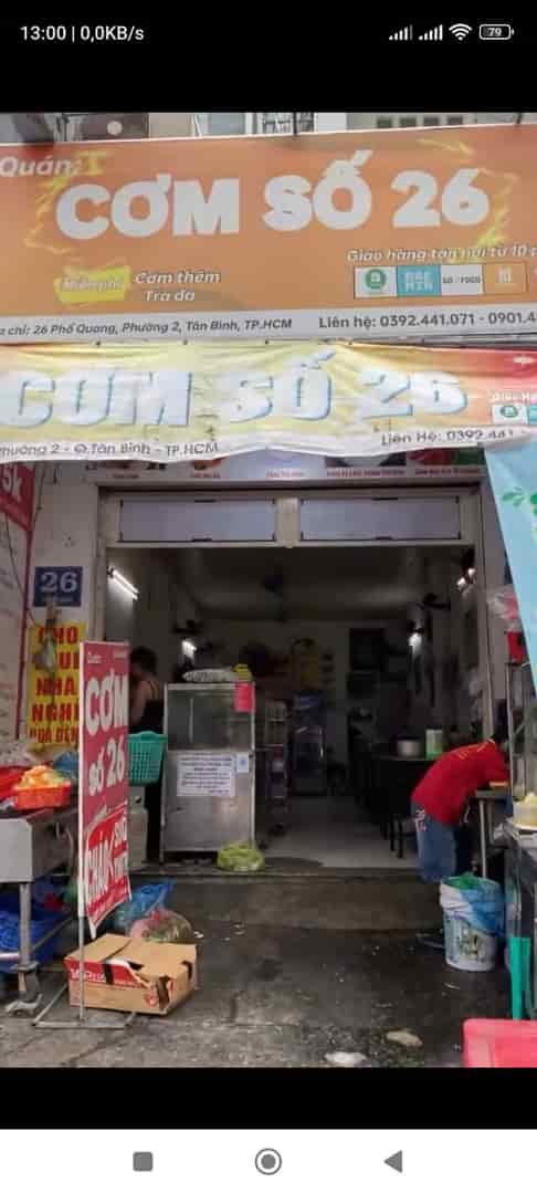 CHÍNH CHỦ SANG NHƯỢNG GẤP QUÁN CƠM VĂN PHÒNG - MẶT BẰNG ĐẸP - VỊ TRÍ ĐẮC ĐỊA