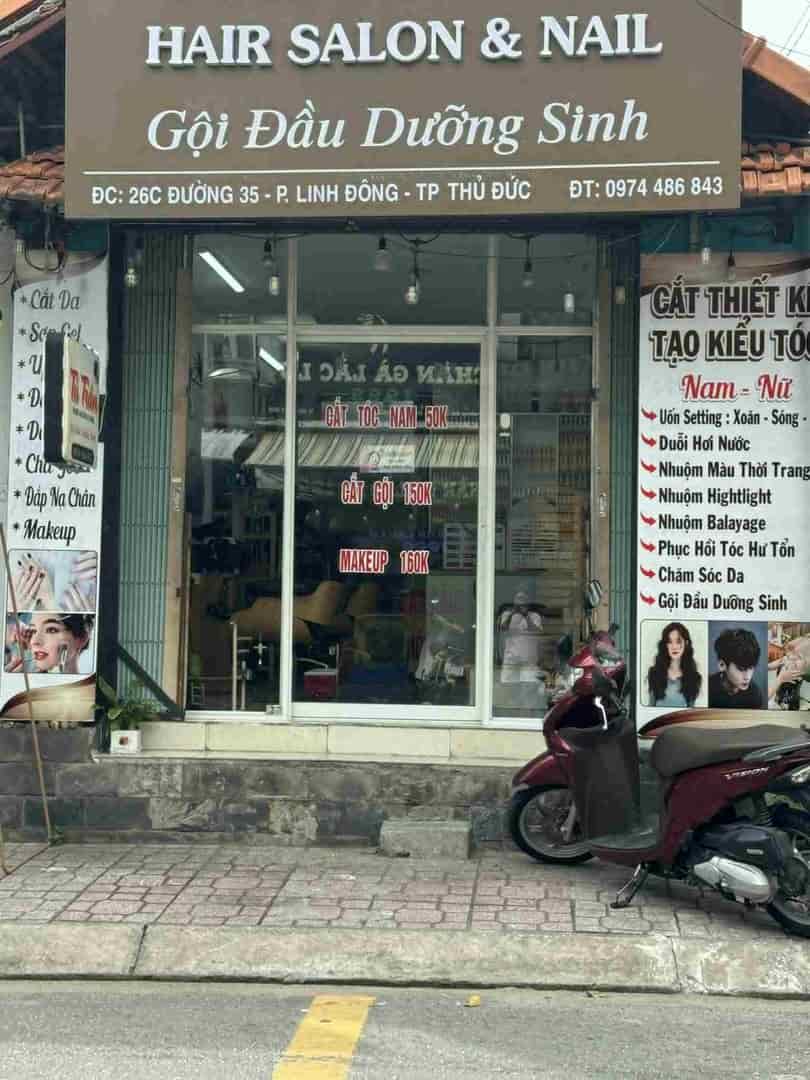 CHÍNH CHỦ CẦN SANG GẤP TIỆM TÓC, NAIL, MI, GỘI TẠI LINH ĐÔNG, THỦ ĐỨC