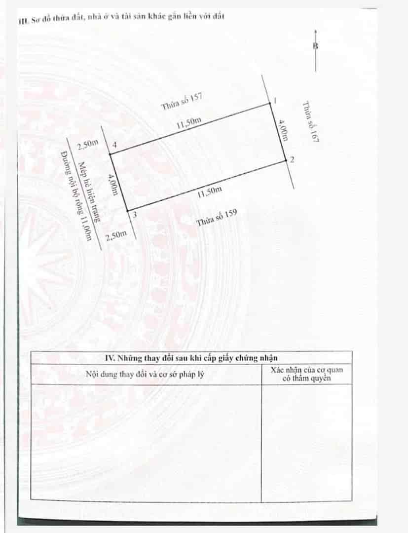 46m đất tái định cư Đằng Giang - Ngô Quyền, hướng Tây Nam - đường 11m, Giá 4.19 tỉ