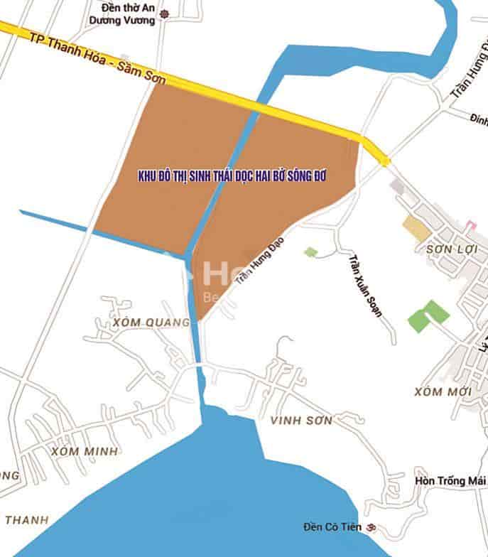 Đất biệt thự Khu đô thị Sông Đơ, phường Trường Sơn, thành phố Sầm Sơn, Thanh Hóa
