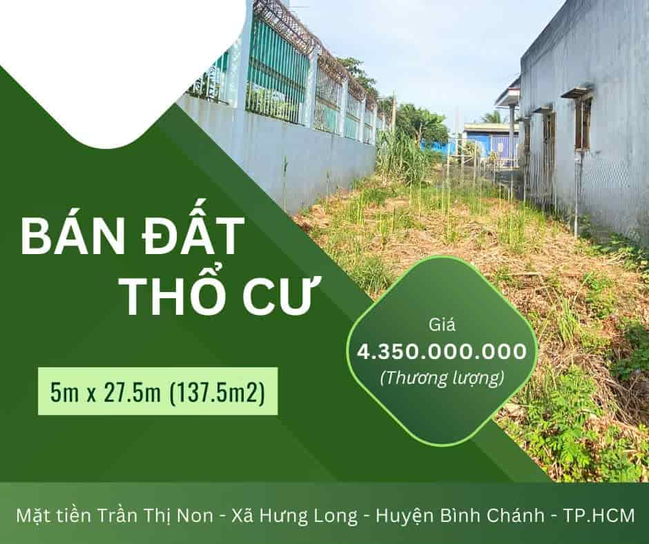 BÁN ĐẤT THỔ CƯ GẦN NÚT GIAO CAO TỐC BẾN LỨC - LONG THÀNH – CƠ HỘI ĐẦU TƯ TẠI VỊ TRÍ VÀNG