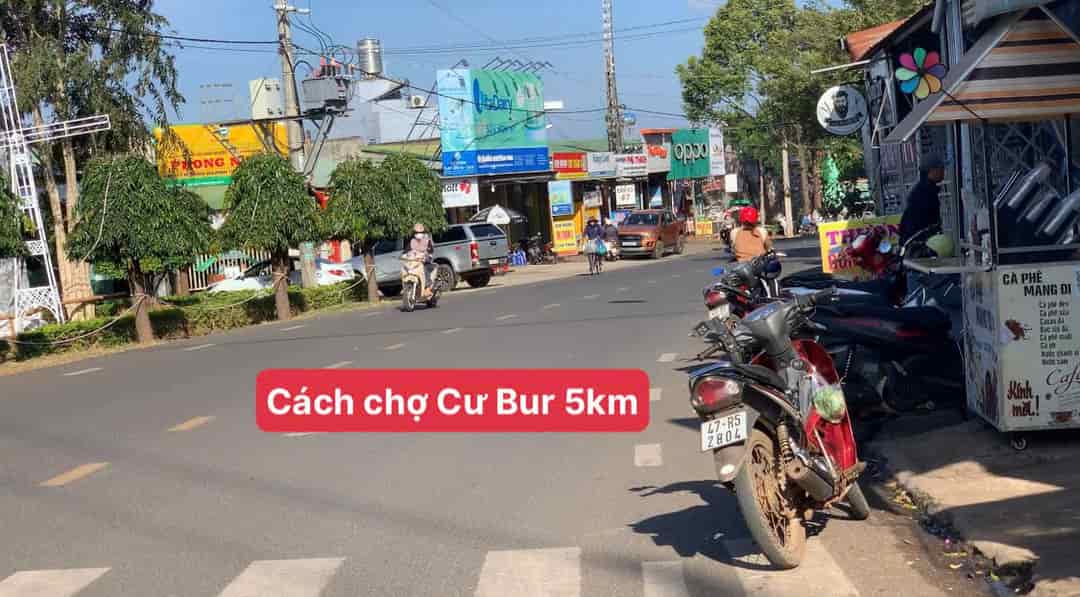 Bán đất TP BMT cách ngã sáu chỉ 8km mặt tiền 29m đường bê tong diện tích trên 500m2 chỉ 189trieu