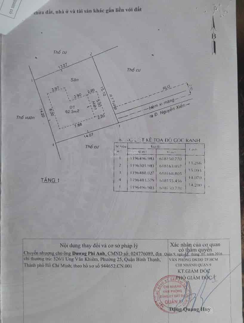 CHÍNH CHỦ BÁN ĐẤT 2 MẶT NGÕ NGAY ĐƯỜNG NGUYỄN XIỂN-TRƯỜNG THẠNH