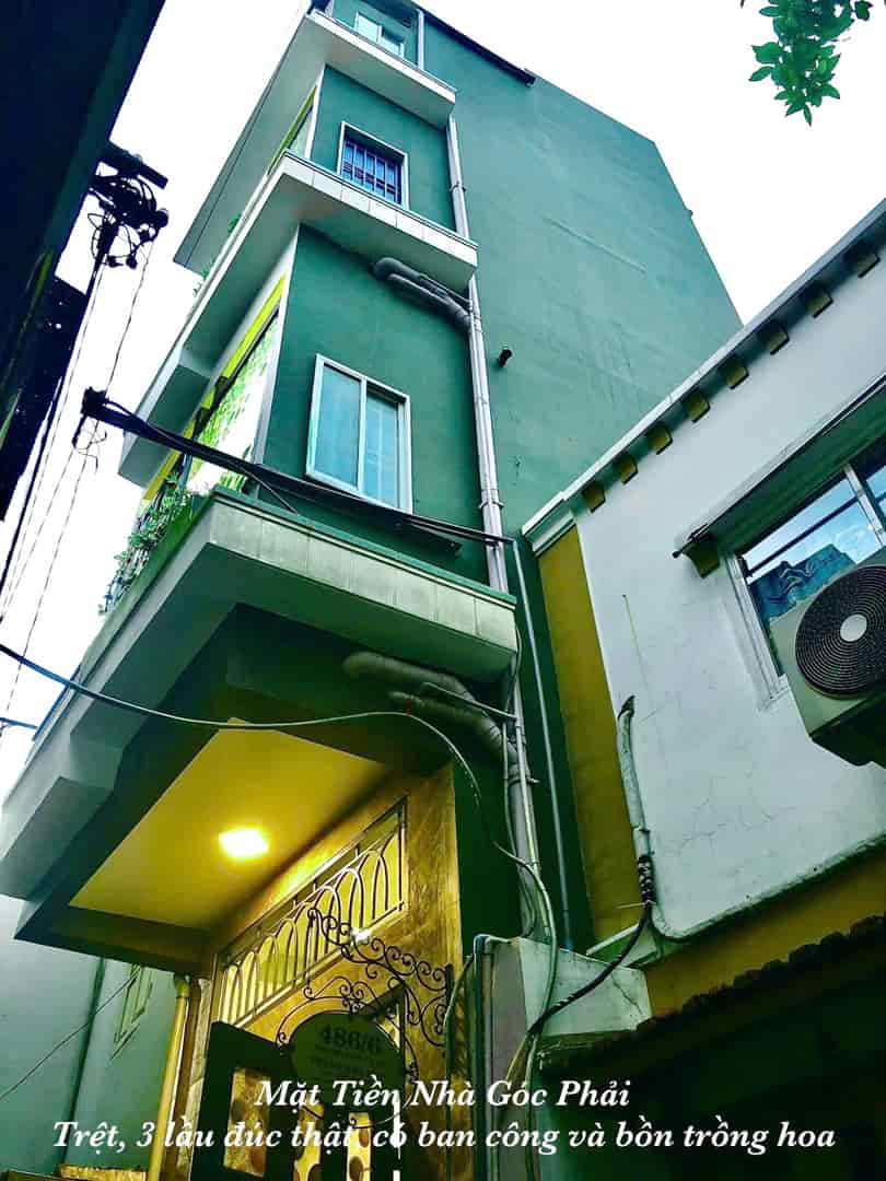 Nhà 4 tầng hẻm Tùng Thiện Vương P12.Q8. Giá 1,98 tỷ TL