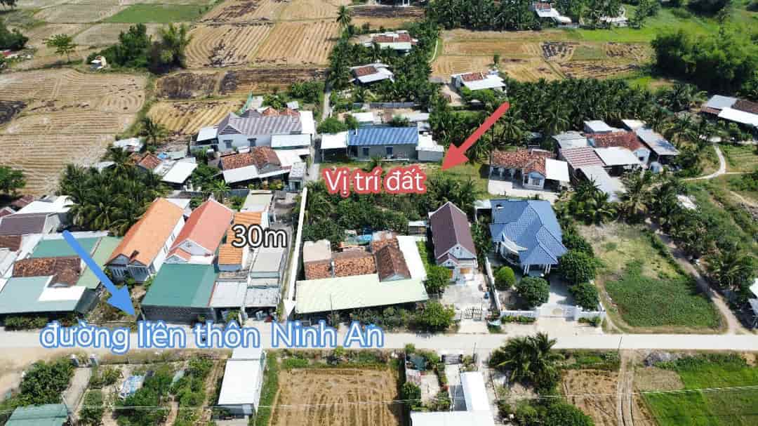 Đất dân cắt bán 2 lô cạnh đường liên thôn Ninh An  Ninh Hòa