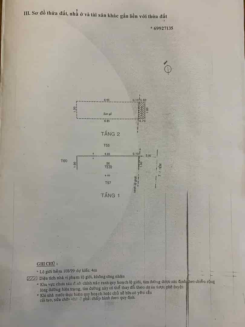 Bán nhà  hẻm trước nhà 5m trần văn quang p 10 tân bình 1 trệt 1 lầu sổ hòng riêng giá 1,8 tỉ