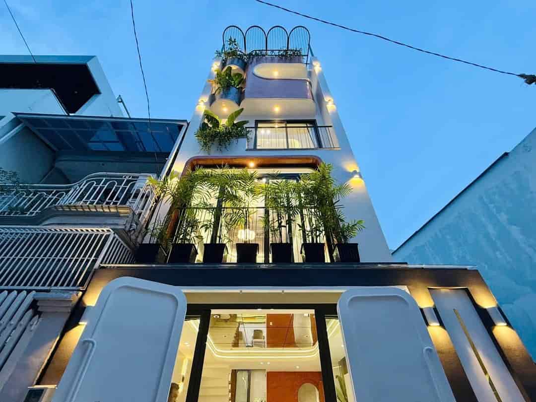 Bán siêu phẩm HXH vào nhà, đường số 9, p.16, GV, DT 50m2, 5 tầng, nội thất xịn sò, thiết kế cực đẹp