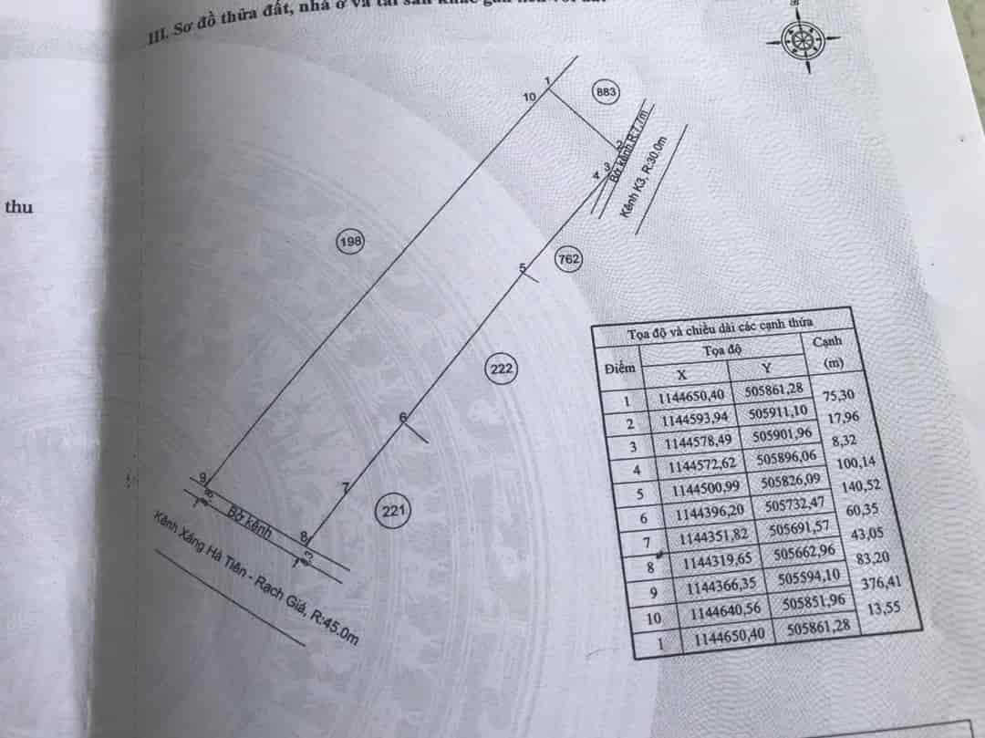 Bán 30.000m2 đất chính chủ có sẵn vuông nuôi tôm công nghiệp, 1 nhà yến tiền chế tại TP. Hà Tiên