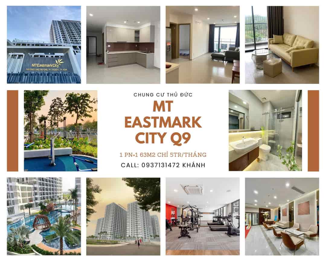 CHO THUÊ CĂN HỘ MT EASTMARK CITY QUẬN 9, TP.THỦ ĐỨC CHỈ TỪ 5TR/ THÁNG