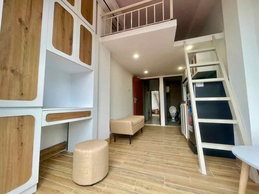 Căn hộ Gác Xép cao cấp 25m2 mới khai trương tại ngõ 81 Lạc Long Quân Có máy giặt riêng