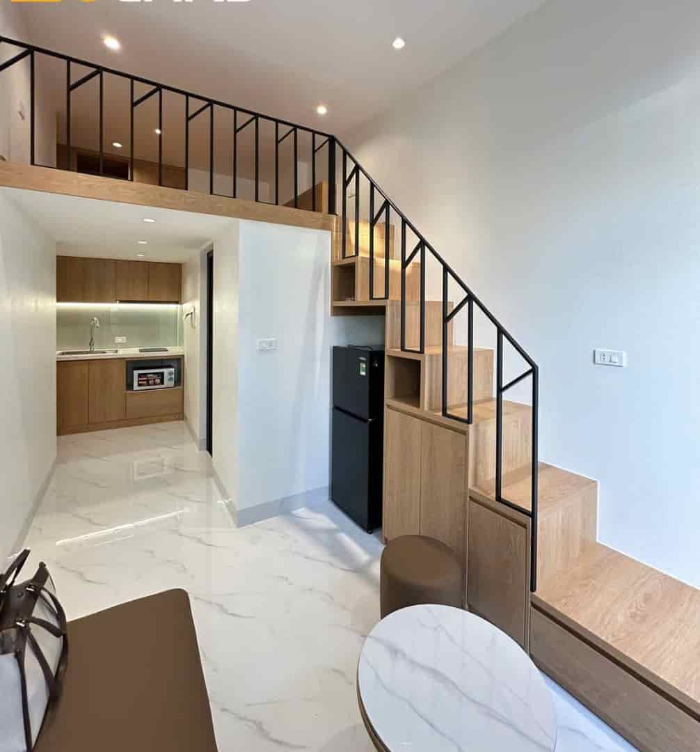 Căn hộ Duplex 28m2 mới khai trương tại Hoàng Ngân, Có máy giặt riêng, Ở được 4 người
