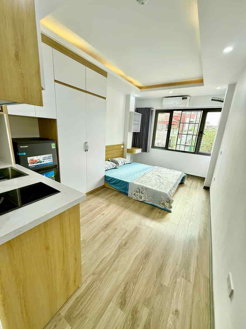 Căn hộ Studio 25m2 cao cấp mới khai trương đường Bưởi, Ở được 3 người Máy giặt riêng