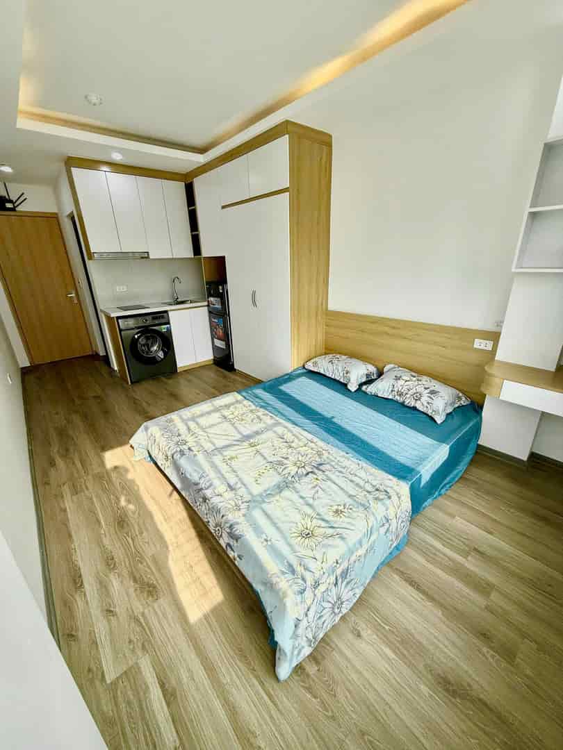 Căn hộ Studio 25m2 cao cấp mới khai trương đường Bưởi, Ở được 3 người Máy giặt riêng