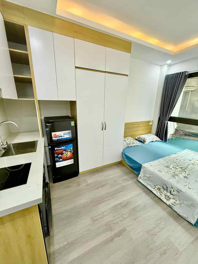 Căn hộ Studio 25m2 cao cấp mới khai trương đường Bưởi, Ở được 3 người Máy giặt riêng