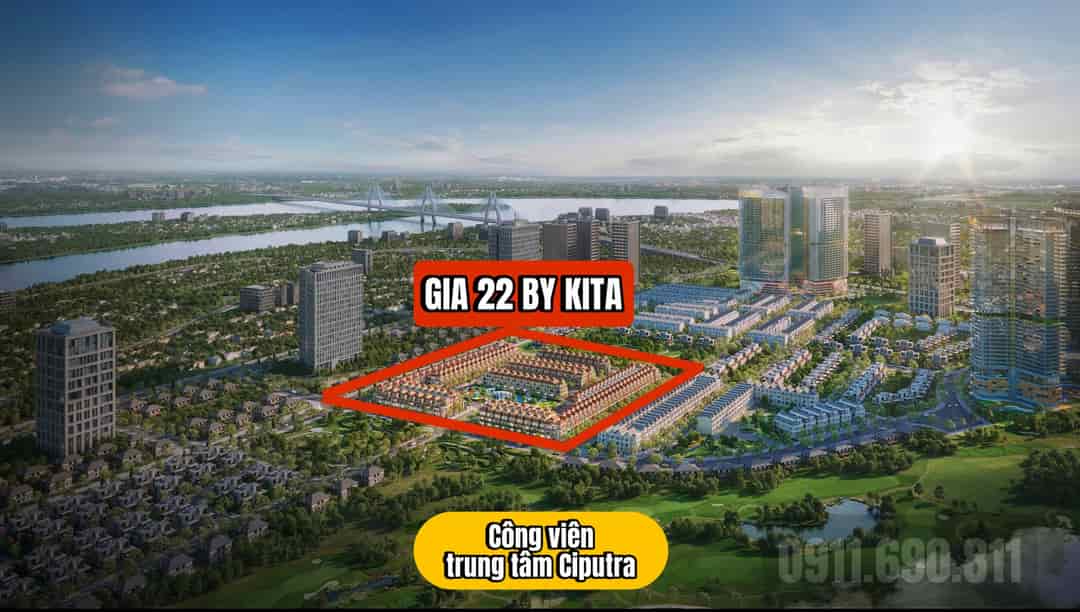 Gia 22 By Kita chính thức nhận đặt chỗ 164 căn BT, Nhà Phố - Ciputra - Tây Hồ.