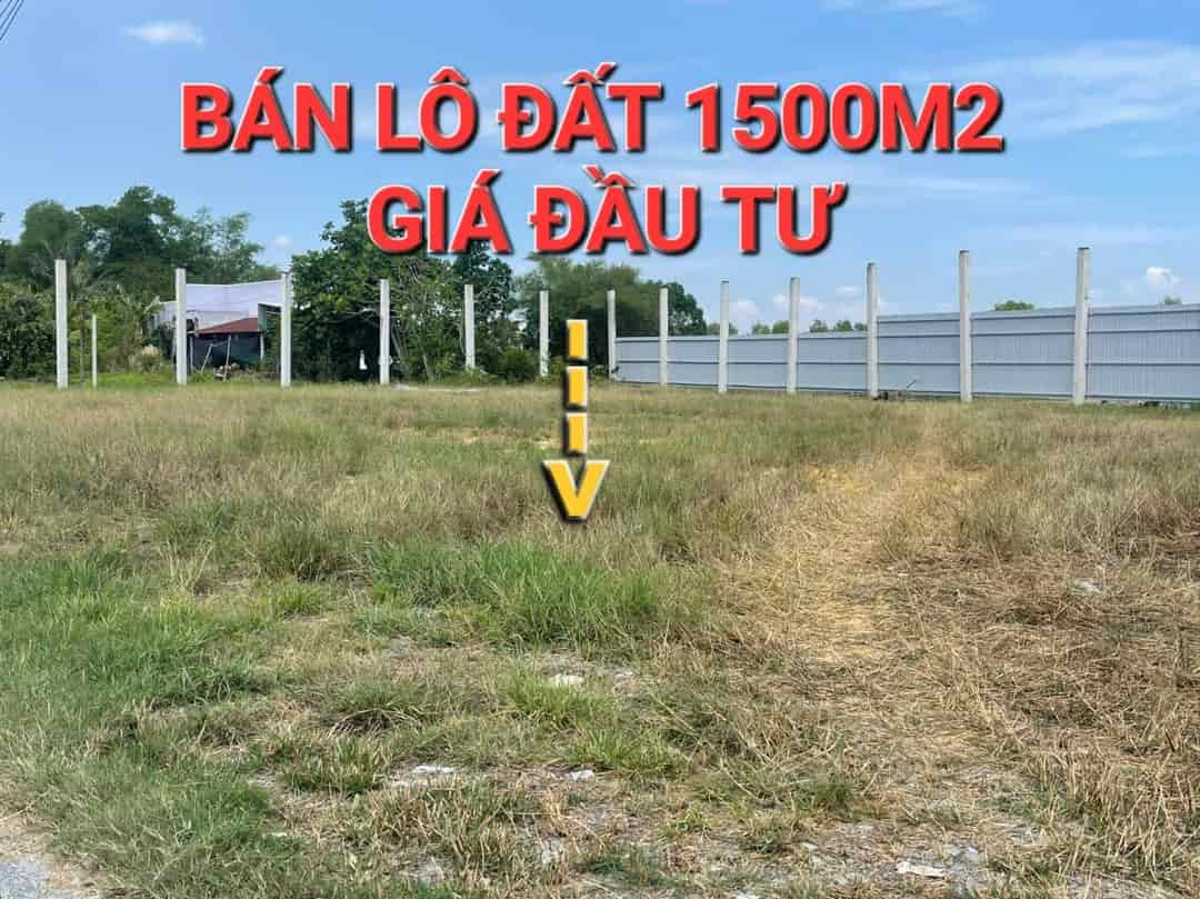 Bán lô đất 1500m2 - thổ cư- thị trấn hậu nghĩa, làm kho-xưởng-tách thửa