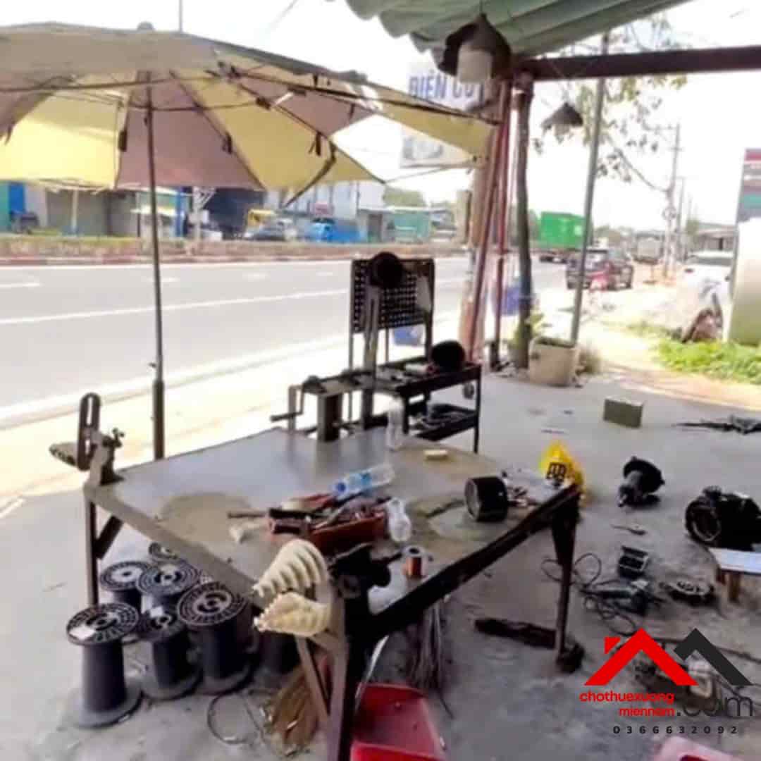 Cho thuê mặt bằng, xưởng sản xuất 850m² gần cây xăng Kim Hằng, Tân Uyên, BD. Giá rẻ