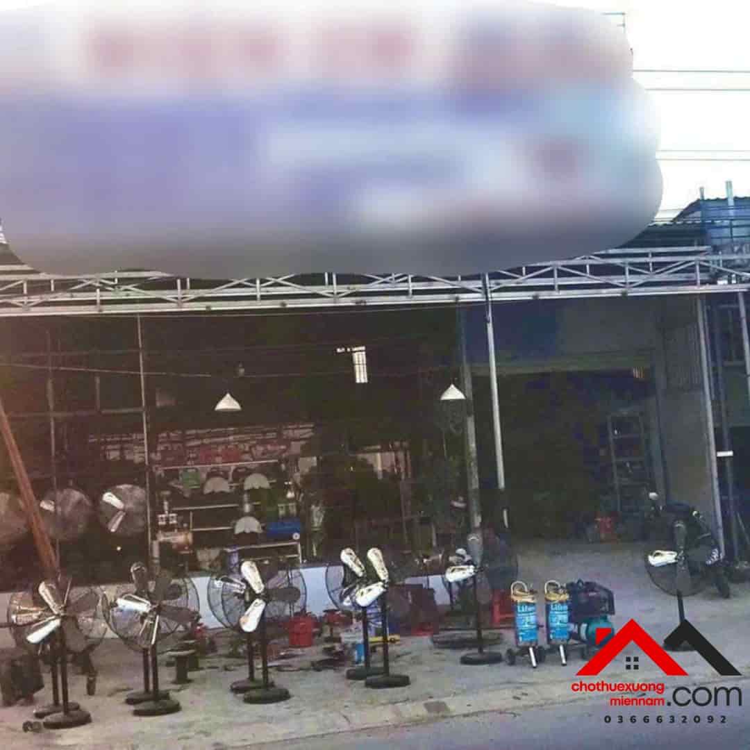 Cho thuê mặt bằng, xưởng sản xuất 850m² gần cây xăng Kim Hằng, Tân Uyên, BD. Giá rẻ