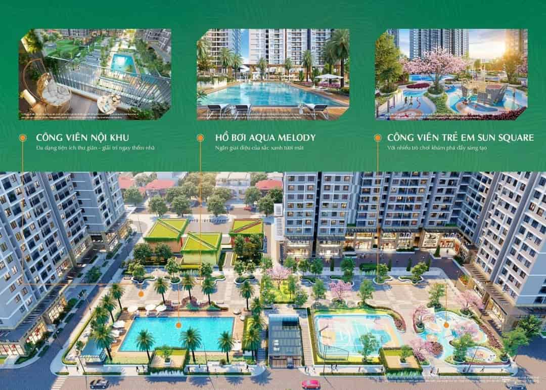 Căn 3 ngủ103m2 tầng đẹp hướng Đông Nam tại Hanoi Melody Residences Linh Đàm