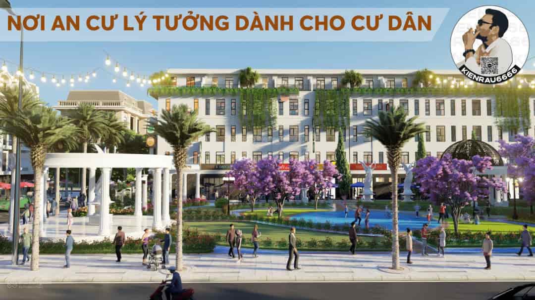 Cực hiếm chỉ 8 lô LK 2mặt tiền Himlam Boulevard, hướng N công viên, kinh doanh hết nước chấm, ck cao