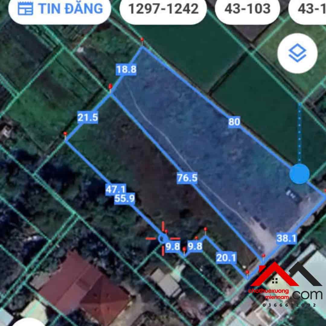 Bán đất Chánh Mỹ Thủ Dầu Một Bình Dương, 4.800m², giá 12tr/m², tiềm năng cao. Liên hệ: