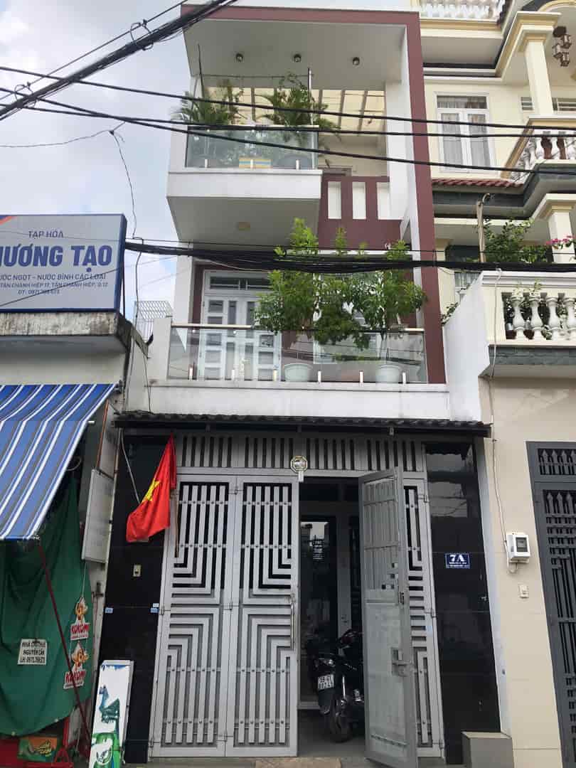 BÁN NHÀ (4x15) MẶT TIỀN TÂN CHÁNH HIỆP 17, Q.12, 2 LẦU ĐÚC, CHỈ 6,7 TỶ
