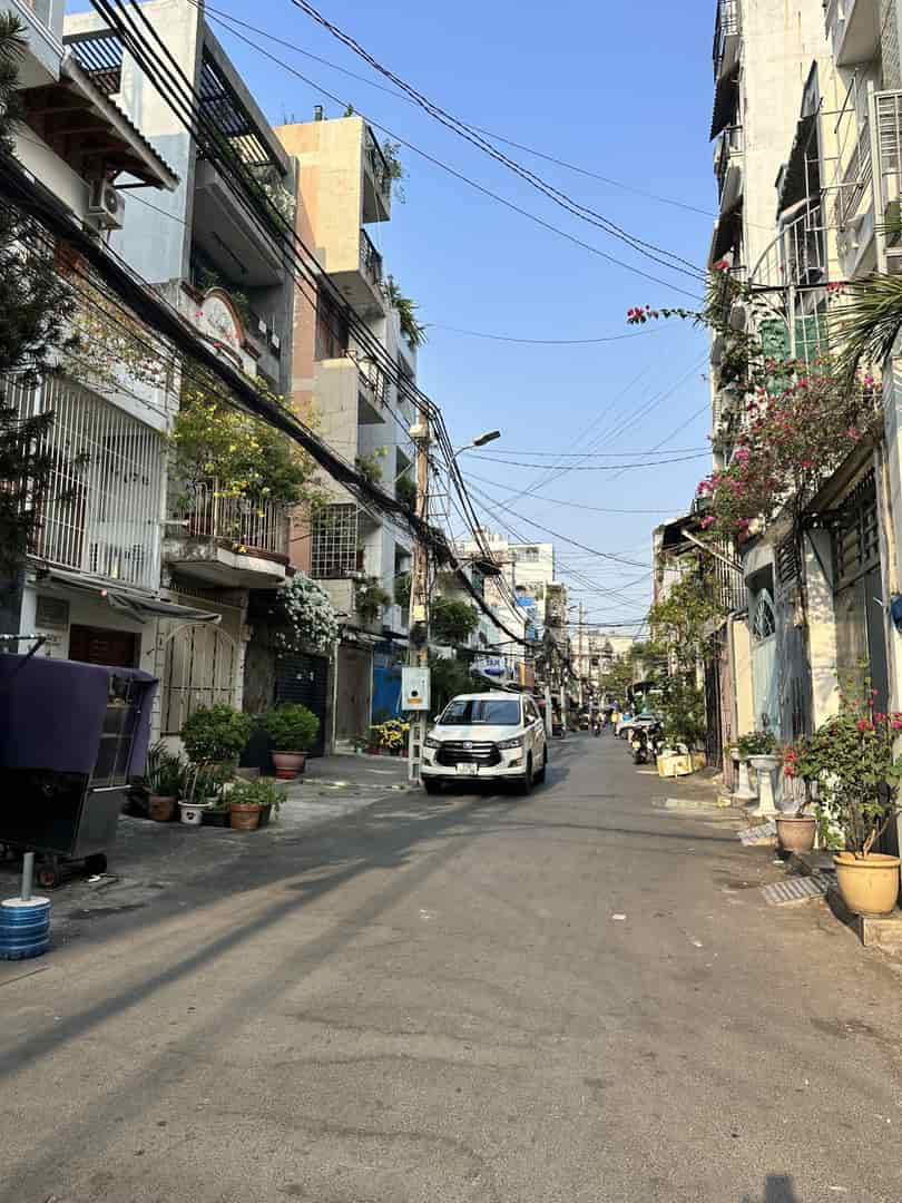 Bán nhà hẻm 6m Tô Hiến Thành, ngang 5.5m, 4 tầng, 5PN, sổ vuông-buôn bán tấp nập