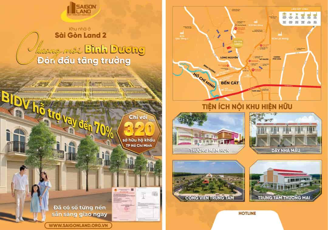 SỞ HỮU NGAY LÔ ĐẤT NỀN ĐẸP GIỮA LÒNG BÀU BÀNG – CHỈ TỪ 1,05 TỶ/NỀN