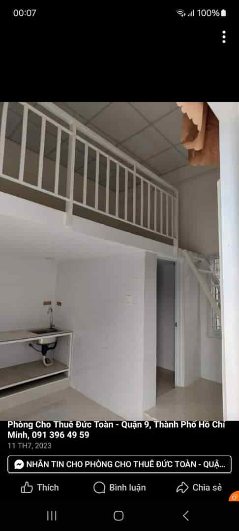 Cho thuê phòng trọ cao cấp - giá hợp lý, đầy đủ tiện nghi tại KDC Tiến Phước, TP Thủ Đức