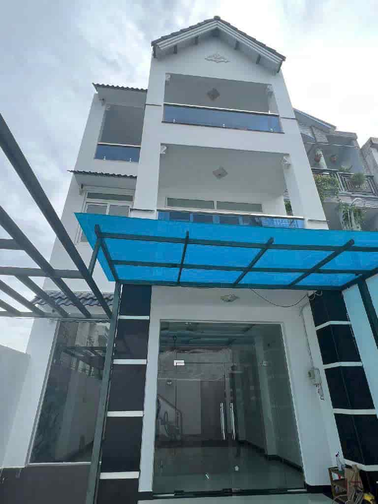 NHÀ 4 TẦNG (6x24) MỚI ĐẸP HẺM XE HƠI – NGAY CỤC THI HÀNH ÁN Q12