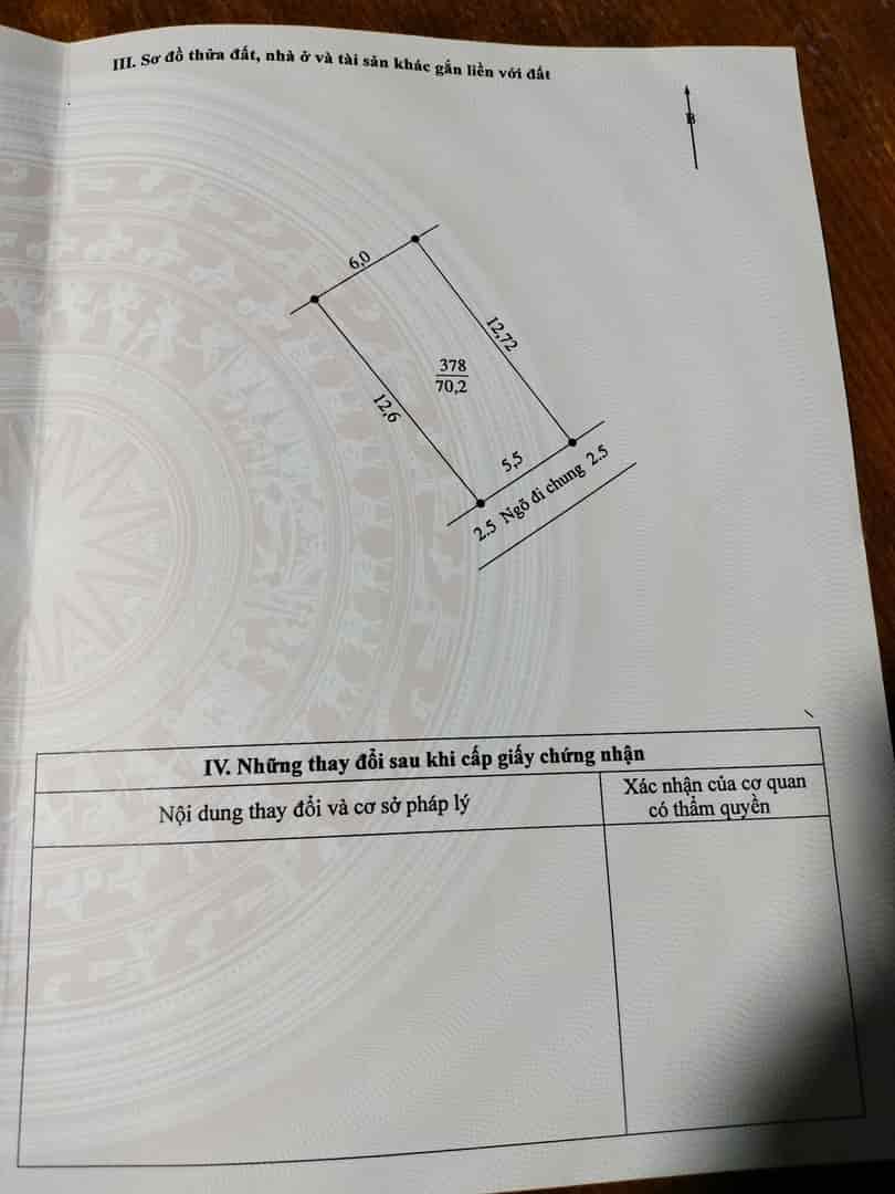 Cc cần bán 70m tốt động đường ô tô giá hơn tỷ