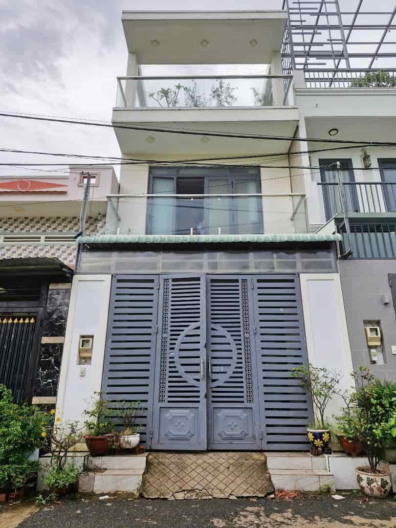 BÁN NHÀ HẺM XE HƠI 6M, NGUYỄN DUY TRINH, 3 TẦNG, 54m² (4,5m x 12m), LONG TRƯỜNG, QUẬN 9