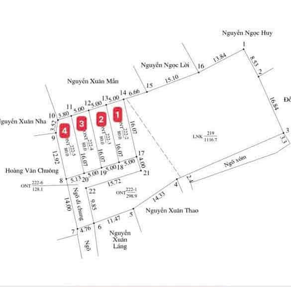 Bán 80m2 ont phụng trâu phường chương mỹ, hà nội, giá hơn 2 tỷ