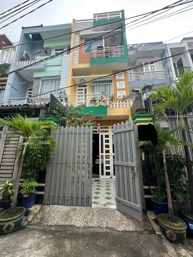 BÁN NHÀ NGAY CHỢ HẠNH THÔNG TÂY, HXH, NHÀ MỚI ĐẸP Ở NGAY, 70M2 4x17.5 4 TẦNG, 4 PHÒNG, SỔ VUÔNG A4