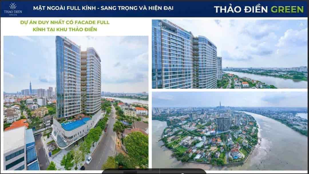 39 Căn suất nội bộ mua trực tiếp CĐT, căn hộ Thảo Điền Green, thanh toán 30% miễn lãi 24 tháng