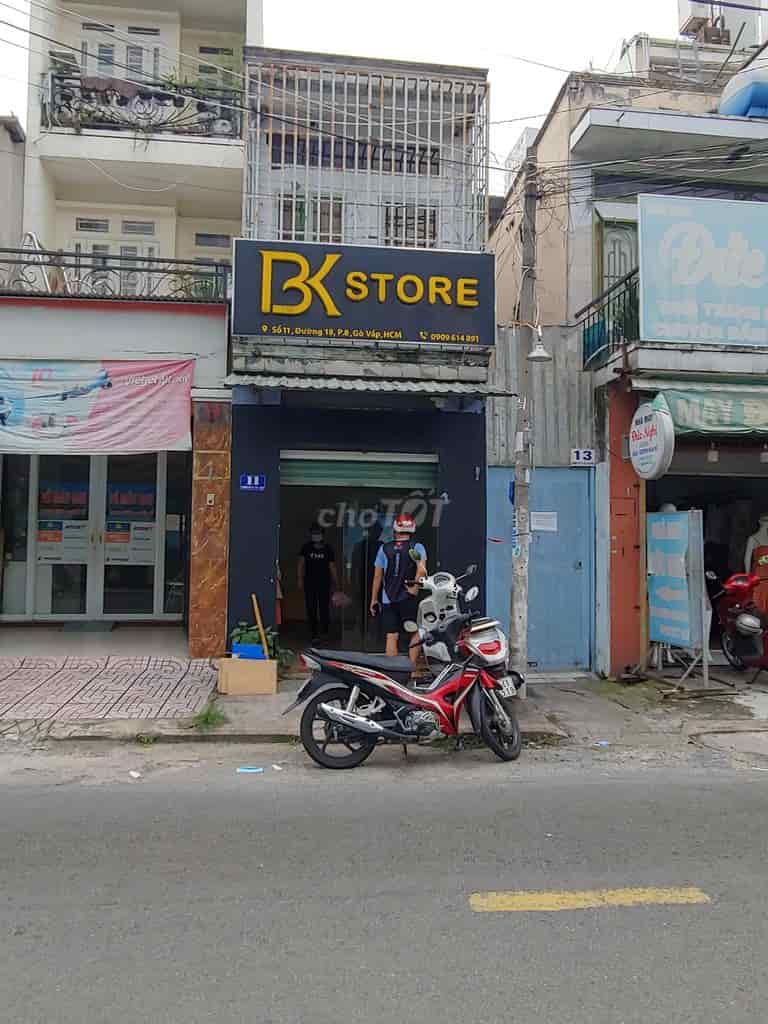 Cho thuê nhà mặt tiền Đường số 18-Gò Vấp, Phù hợp làm văn phòng, kinh doanh