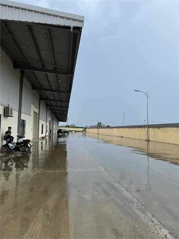 Cho thuê nhà xưởng sản xuất công nghệ cao, khung thép kiên cố, trống xưởng