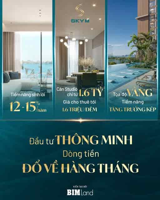 SKYM HẠ LONG - Full giá từ 1,66 tỷ chưa trừ CSBH sở hữu căn hộ view Vịnh dòng tiền 10-12%/năm