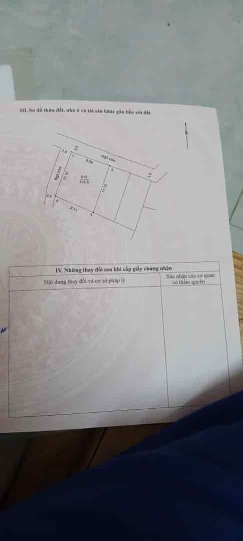 CC cần bán lô đất 103m lô góc tại phú nghĩa chương mỹ hà nội