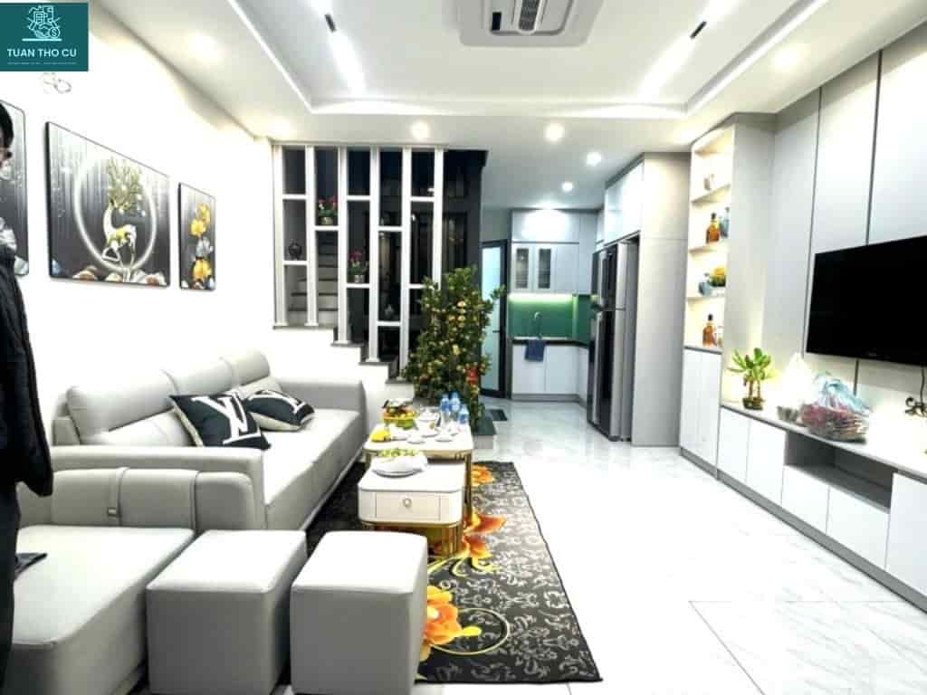 BÁN NHÀ MẶT NGÕ Ô TÔ TRÁNH – PHỐ TAM TRINH, 40M², 5 TẦNG, THANG MÁY NK, NỘI THẤT CAO CẤP, GIÁ 5.9 TỶ!