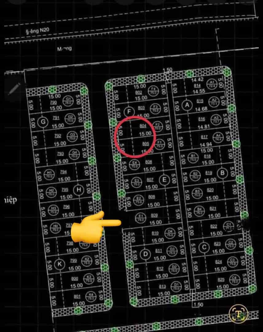 BÁN LÔ ĐẤT 75m² ĐẤU _ CƠ SỞ HẠ TẦNG ĐỒNG BỘ _ PHÂN LÔ OTO TRÁNH _ SÁT TL 417 _ TẾ TỰ _ PHƯƠNG ĐÌNH
