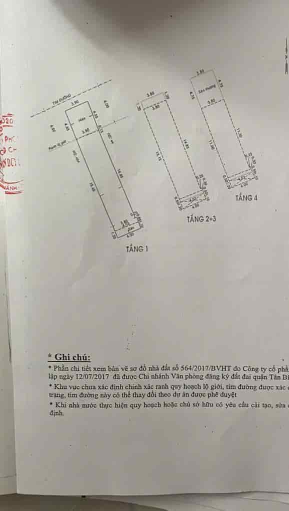 CHỦ GẤP BÁN  Giá chỉ 9 TỶ, MẶT TIỀN TÂN BÌNH - 83M2 - 4 TẦNG  BTCT -  HOÀN CÔNG ĐỦ