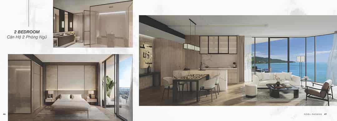 SỐC! Căn góc 2PN Nobu Residences view biển - Thanh toán linh hoạt chỉ 14 tỷ - LH: +84358226302