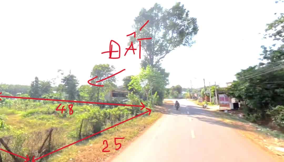BÁN 1.257M2 MẶT TIỀN LIÊN HUYỆN NGAY ỦY BAN TRƯỜNG CHỢ, SÂN BAY CHỈ 245 TRIỆU