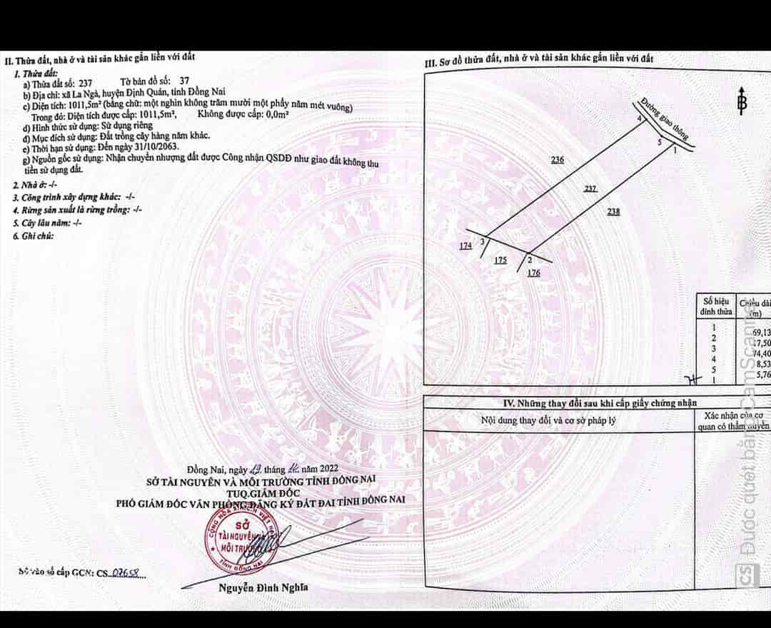 SIÊU PHẨM ĐẤT VƯỜN THỐNG NHẤT - ĐỒNG NAI - 1000M² CHỈ 800 TRIỆU