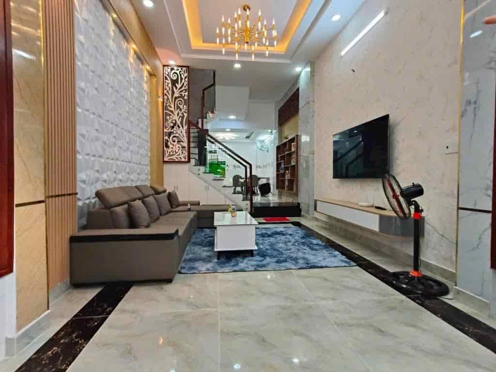 Bán nhà Gò Vấp, hẻm xe hơi Quang Trung, khu phân lô, 4x13, 4 tầng, 4Pn, 7.15 TL