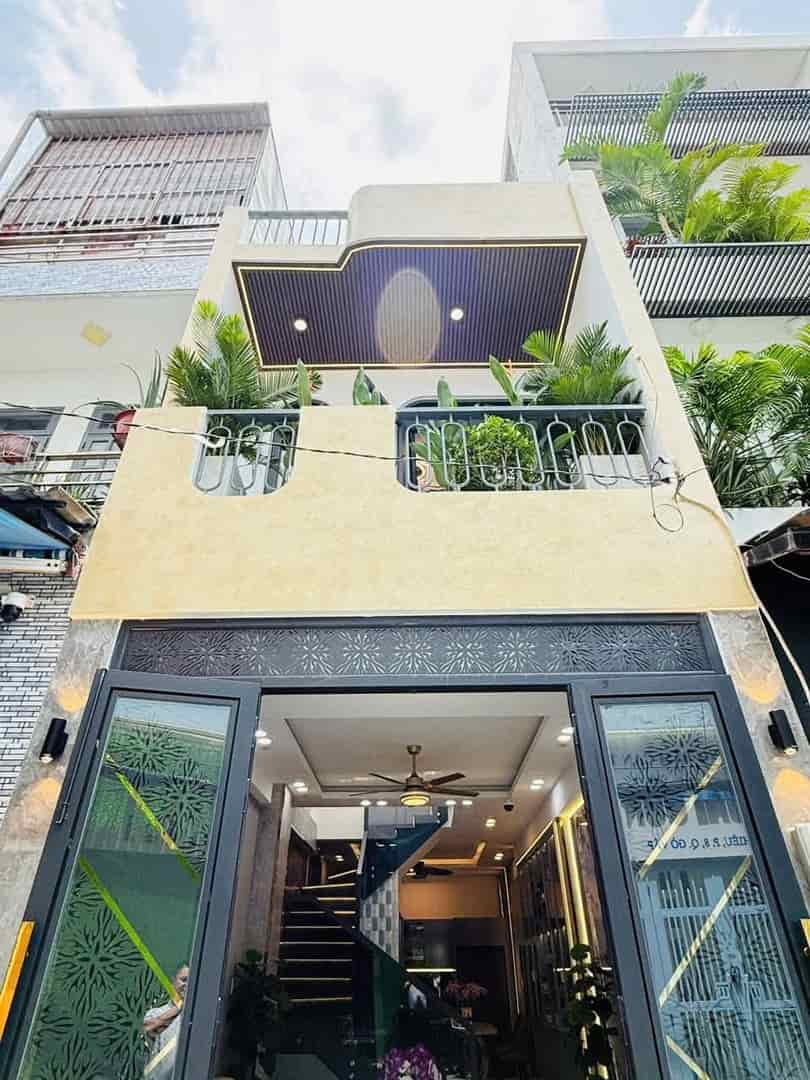 Siêu phẩm nhà 59m² đường Nguyễn Xí, P26, Bình Thạnh. Xây 4 tầng, hẻm 4,5m, giá 2 tỷ 560. Sổ hồng riêng